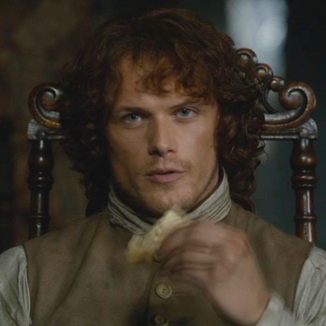 image of Sam Heughan as Jamie Fraser